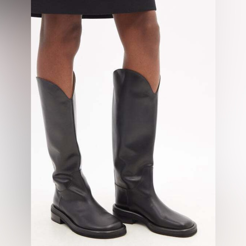 PROENZA SCHOULER Pipe Riding Boots Caramel